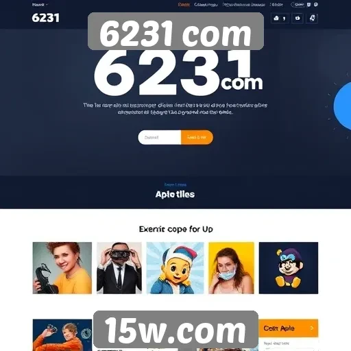 Navegação e usabilidade do site 6231 com